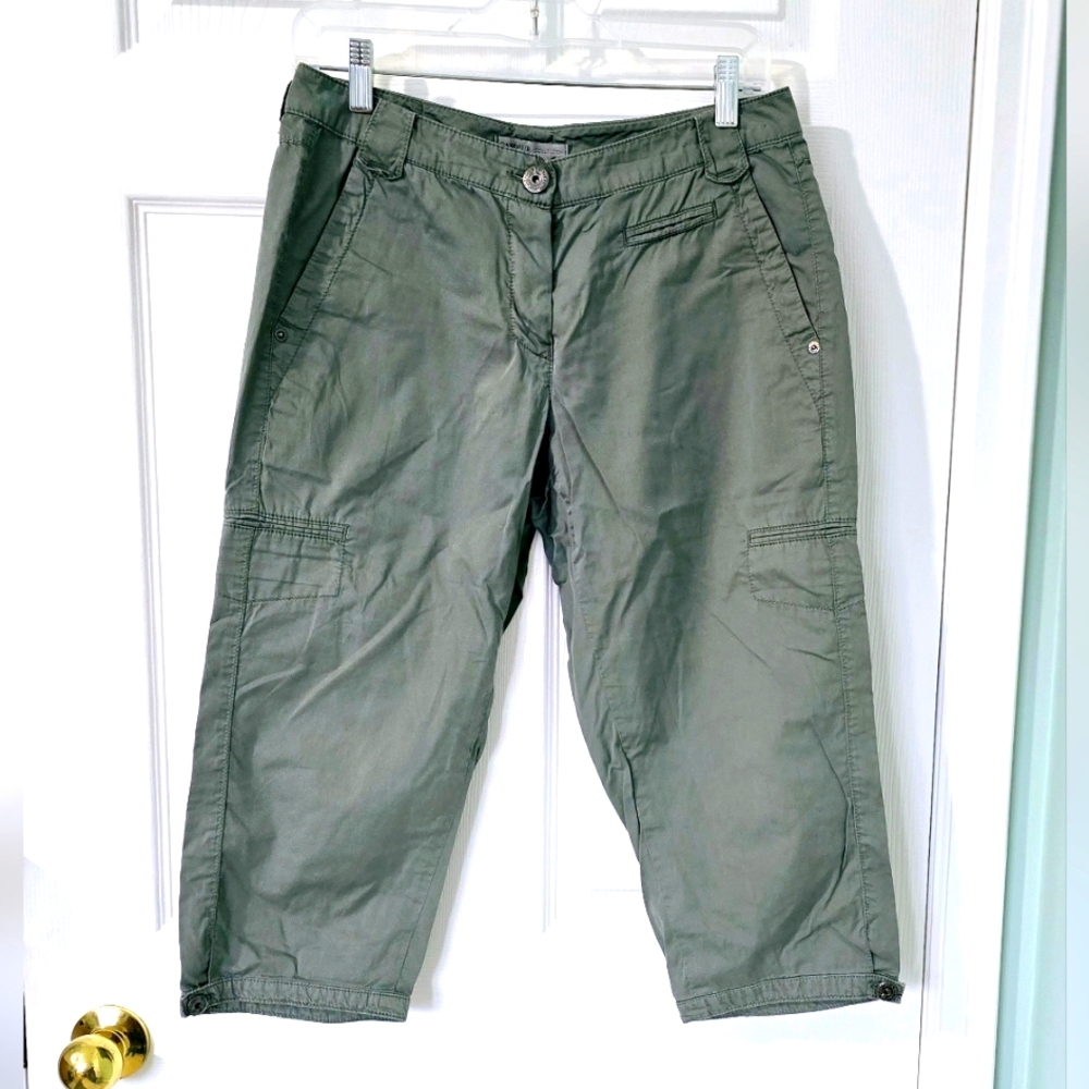Gardeur Collection Women's 3/4 Capri Bermuda Cargo Pants Size 6